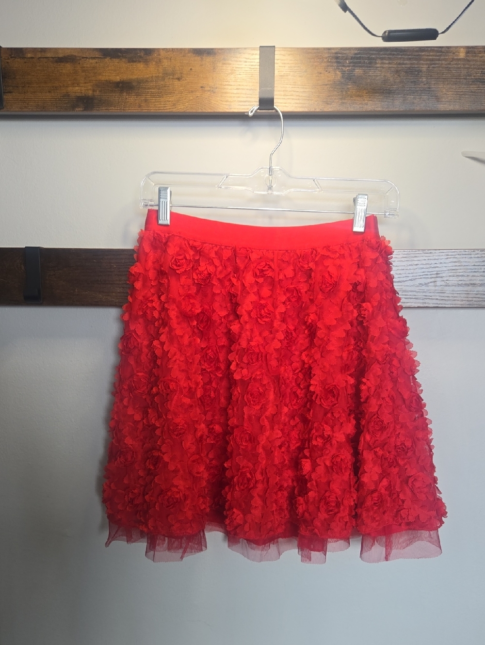 GAP Red Floral Petal Skirt for Girls